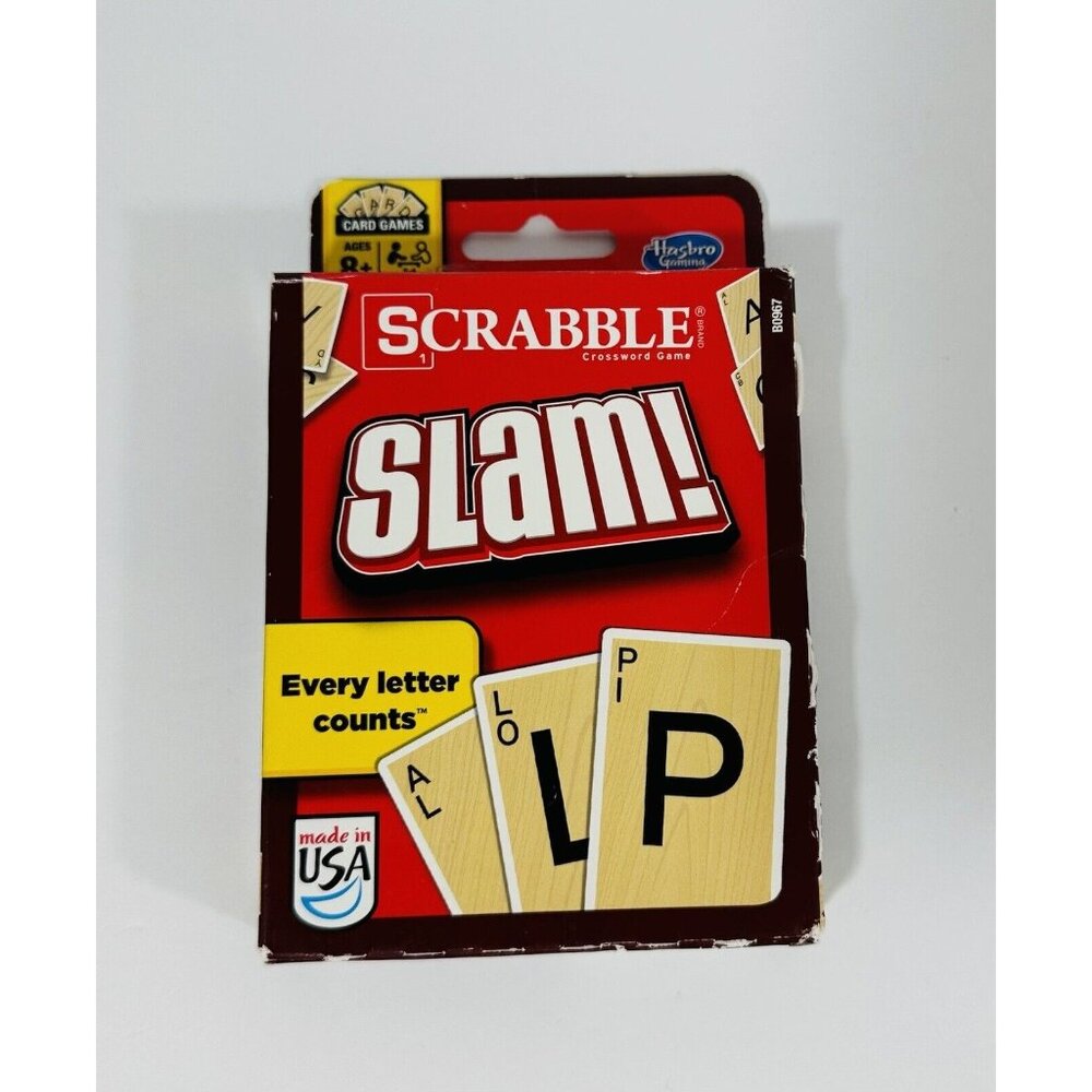 Scrabble Slam! Crossword Card Game Hasbro Gaming Family Night 2-4 players Fun - Picture 1 of 6
